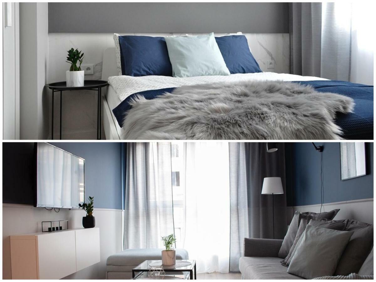 Navyblue Apartment Cracow Free Parking Tv Krakow Bagian luar foto